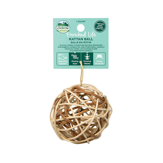 Oxbow Animal Health® Enriched Life Rattan Ball for Small Animal