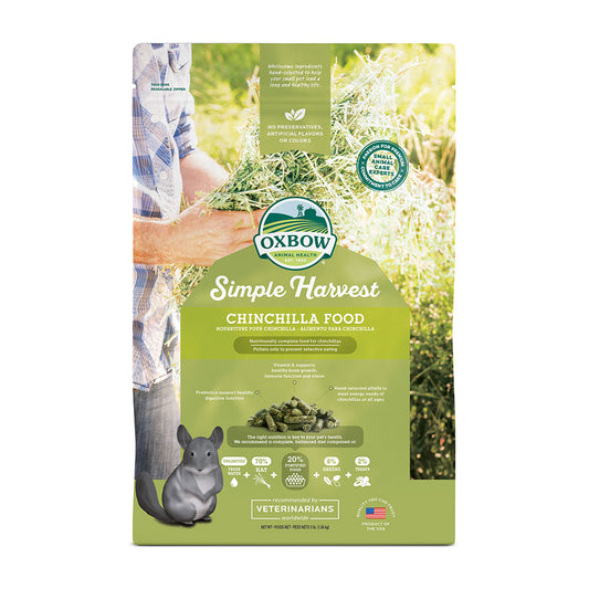 Oxbow Animal Health® Simple Harvest Chinchilla Food 3 Lbs