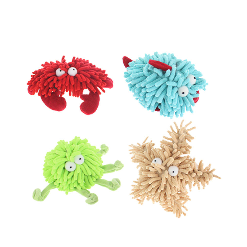 Multipet Sea Shammies™ Assortment Dog Toys 6-8 Inch