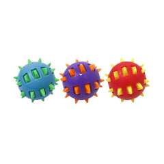 Multipet™ TPR Spike Balls 4.5 Inches Dog Toy - Assorted Colors