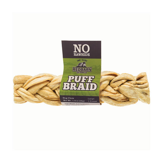 Redbarn® Puff Braid Chewy Dog Treats Large