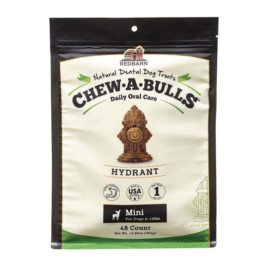 Redbarn® Chew-A-Bulls Hydrant Mini 48 Pack