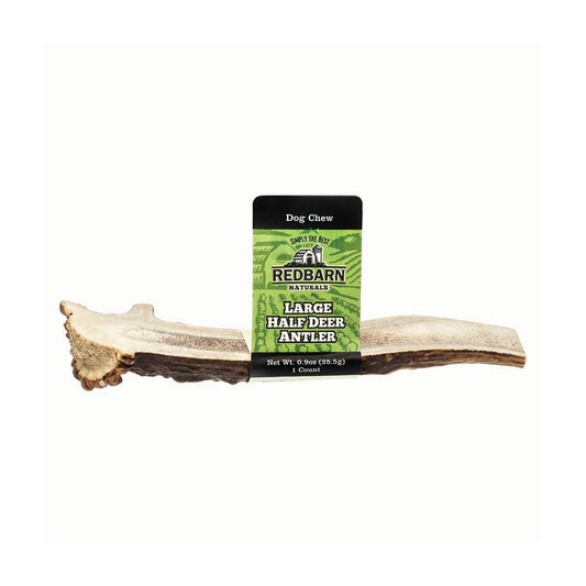 Redbarn® Grain Free Half Deer Antler Dog Chews 0.9 Oz X Large