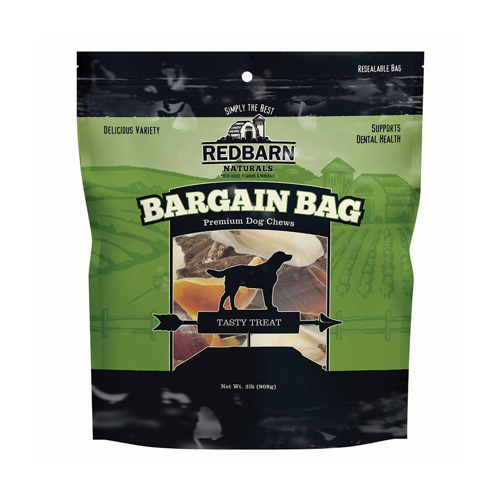 Redbarn® Naturals Bargain Bag Chews Dog Treats 2 Lbs