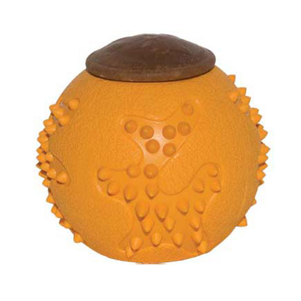 Starmark® RubberTuff Ball Lock & Block Dog Treats Holder Medium