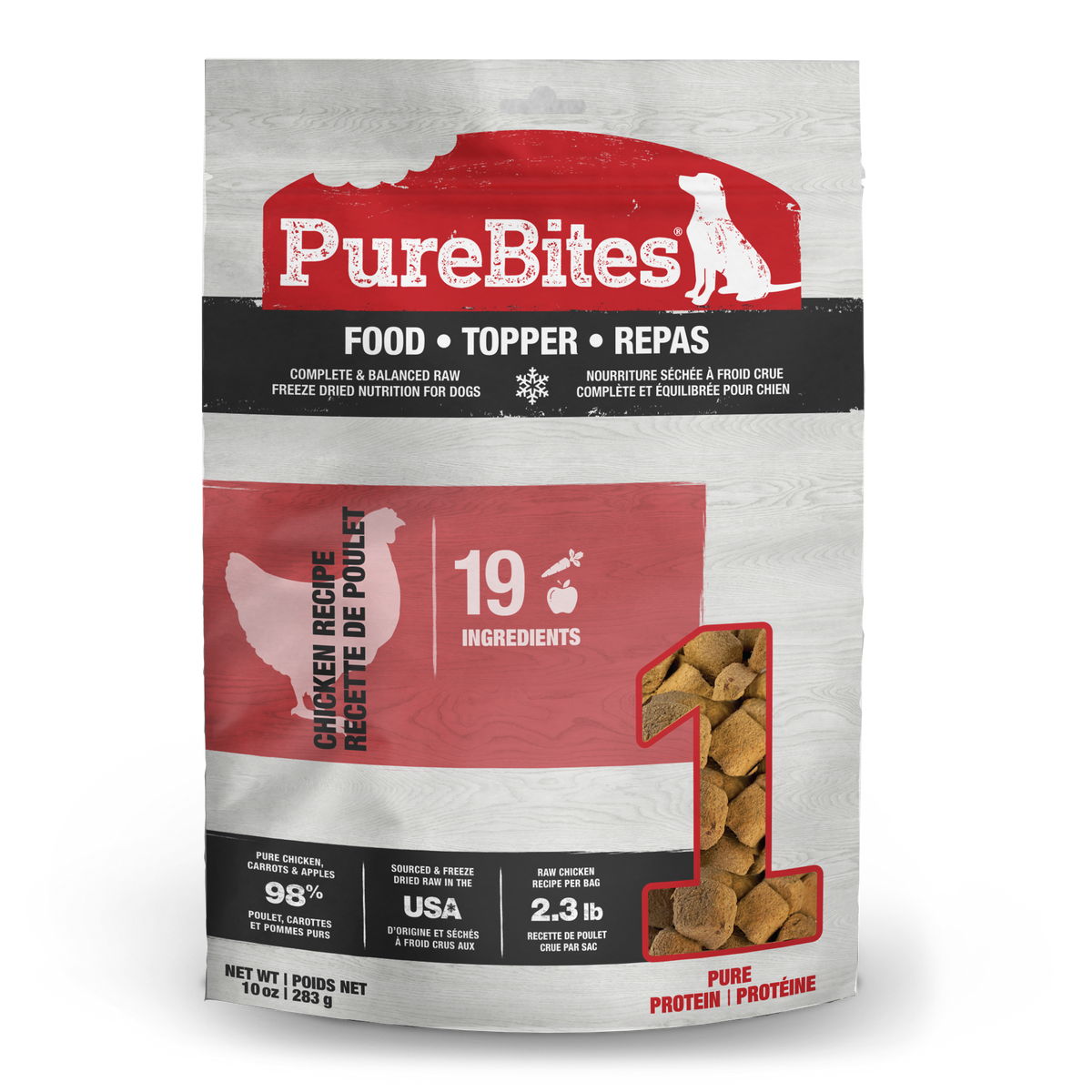 Dog Food • Topper, Chicken Recipe, 283g | 10oz, Value size